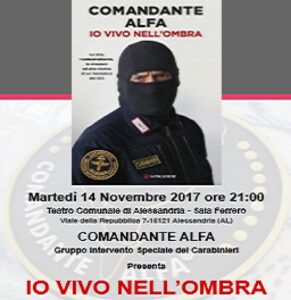 Al ‘Comunale’ la presentazione di “Io vivo nell’ombra”, il libro del Comandante Alfa