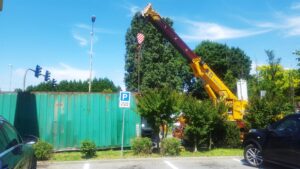 Camion perde il carico