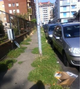 Cartoline da Alessandria: via Oberdan