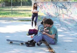 Skaters in cerca di casa