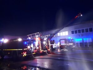 Nella notte fiamme alla I-Pan di Coniolo