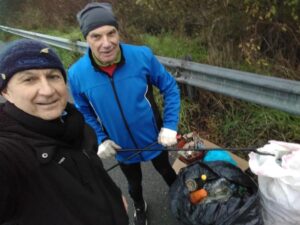 “Andando a correre, raccolti 15 sacchi di rifiuti”