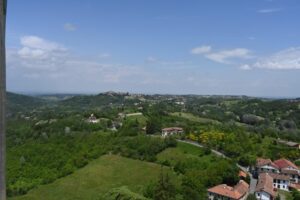 Un cannocchiale arricchisce la torre del castello