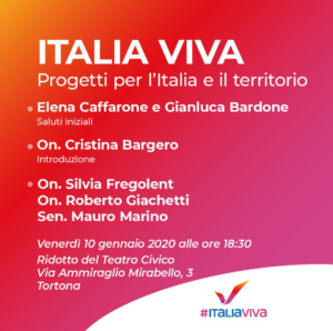 Italia Viva presenta i suoi programmi per il territorio