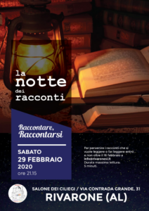 A Rivarone la Notte dei Racconti: le istruzioni per partecipare