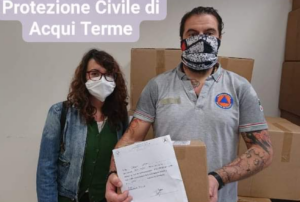 Ad Acqui 113 i positivi e altre 4mila mascherine dall’Anpi