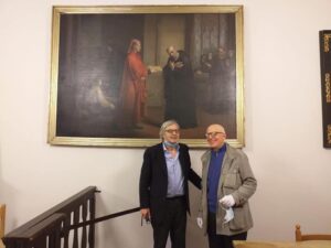 Blitz di Sgarbi a Voltaggio: visita notturna alla Pinacoteca