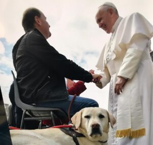 «Il mio cane-guida è un animale. straordinario»