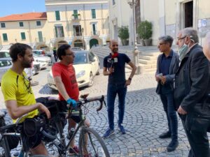 Il consigliere regionale Valle lungo la VenTo. Tappa a Valenza