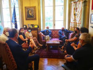 Il prefetto Iginio Olita in visita ad Acqui Terme