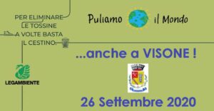“Puliamo il mondo”: anche Visone al fianco di Legambiente