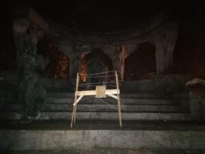 CasaPound: un cavallo di frisia contro il lockdown ai giardini della stazione