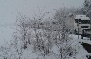 La neve blocca la strada per Voghera