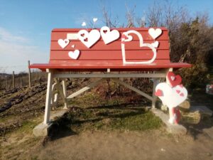 San Valentino ‘contagia’ anche la Big Bench di Rosignano