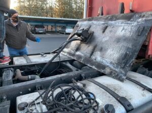Furto di gasolio nell’area di servizio: arrestati due camionisti