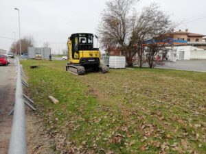 Via al cantiere della pista ciclabile