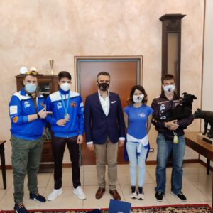 Lorenzo Roselli ricevuto dal sindaco