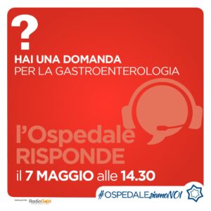 “Ospedale Risponde”, in diretta con la Gastroenterologia