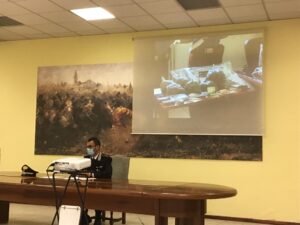 Lite e spari fuori dall’agriturismo  La Capanna