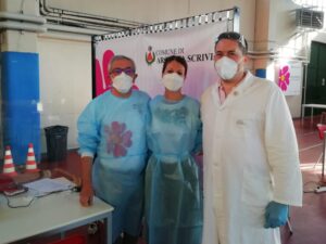 Tra i vaccinatori del primo open day c’era anche un farmacista dell’Asl Al