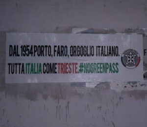 CasaPound: sostegno ai portuali di Trieste nel no al Green Pass