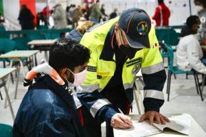 “Buon anno a tutti i volontari della Protezione civile”