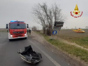 Casalnoceto: impatto sulla provinciale, due feriti