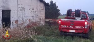 Alluvioni Piovera, capannone in fiamme in frazione Montariolo