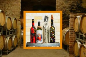Le bottiglie di ‘Arte in Cantina’ arrivano a Serralunga di Crea