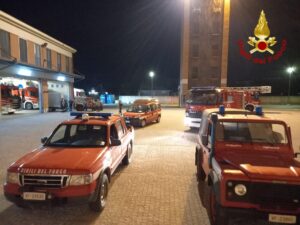 Vigili del Fuoco di Alessandria a La Spezia contro gli incendi