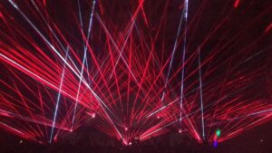 Spettacolo di luci laser per la Festa del Majör