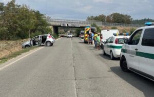 Due incidenti spettacolari, per fortuna non gravi