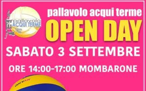 Sabato a Mombarone ‘open day’ con la Pallavolo Acqui