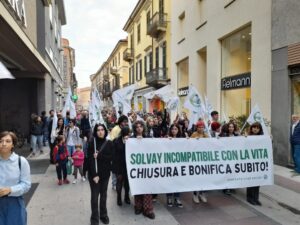Pfas nel sangue e inquinamento: corteo di protesta