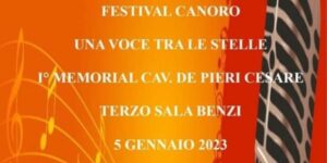Alla Sala Benzi il primo festival canoro ‘Cesare De Pieri’