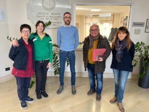 Vincenzo Costantino in visita nelle rsa
