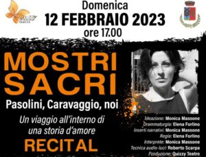A Monastero c’è Monica Massone fra Pasolini e Caravaggio
