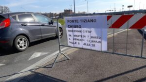 Alessandria: ponte Tiziano, corsie ristrette per verifiche strutturali