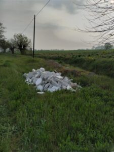 Villa del Foro, nuovo abbandono abusivo di rifiuti