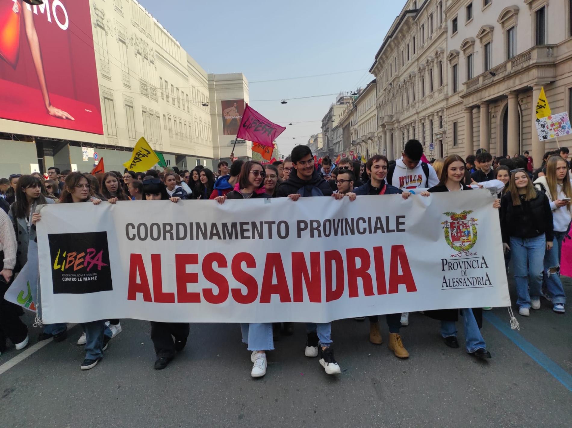 Alessandria in corteo a Milano