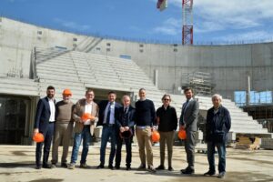 Bertram, Petrucci e Pozzecco in visita alla Cittadella
