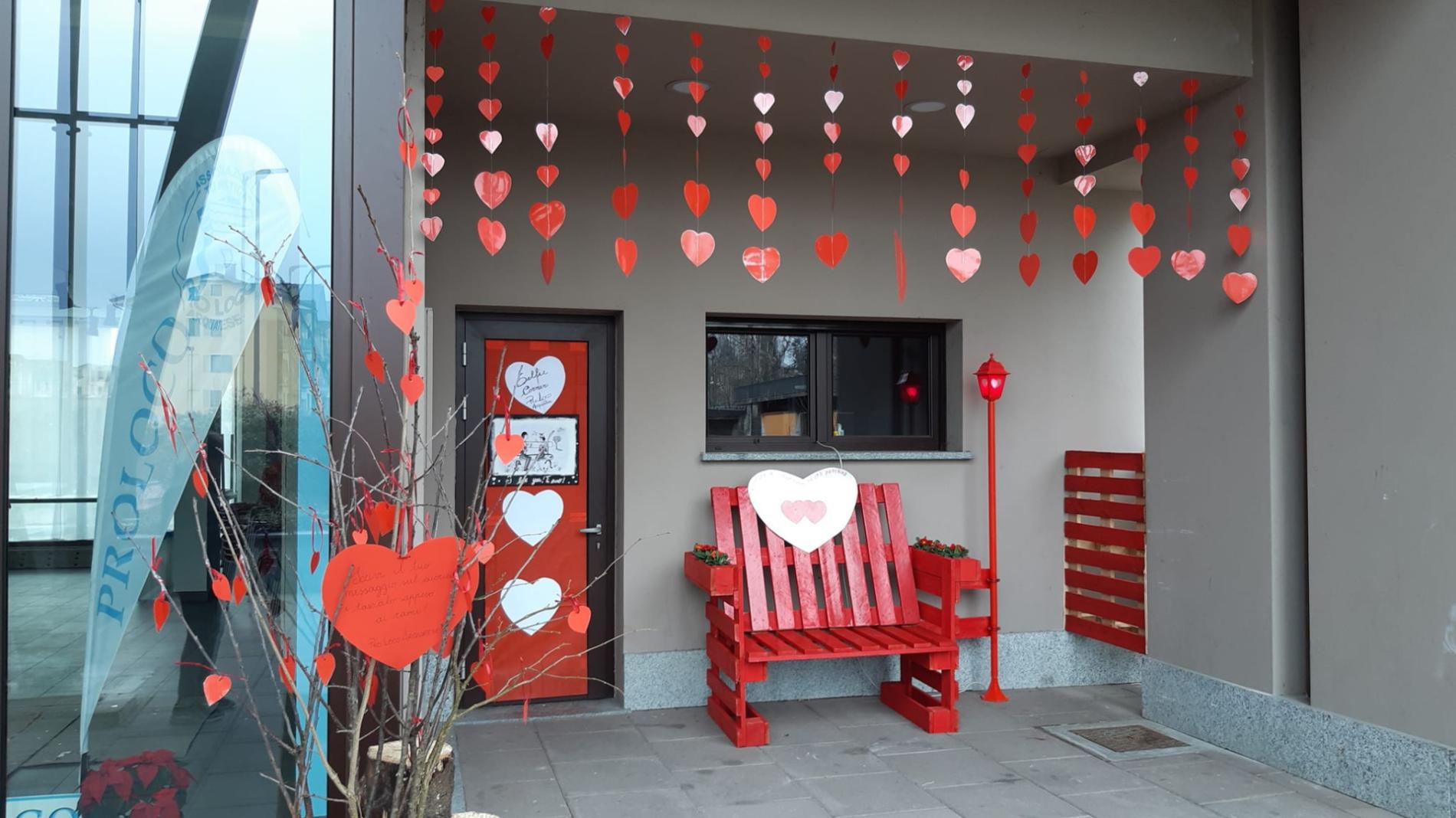 Un cuore e una panchina: postazioni romantiche per San Valentino