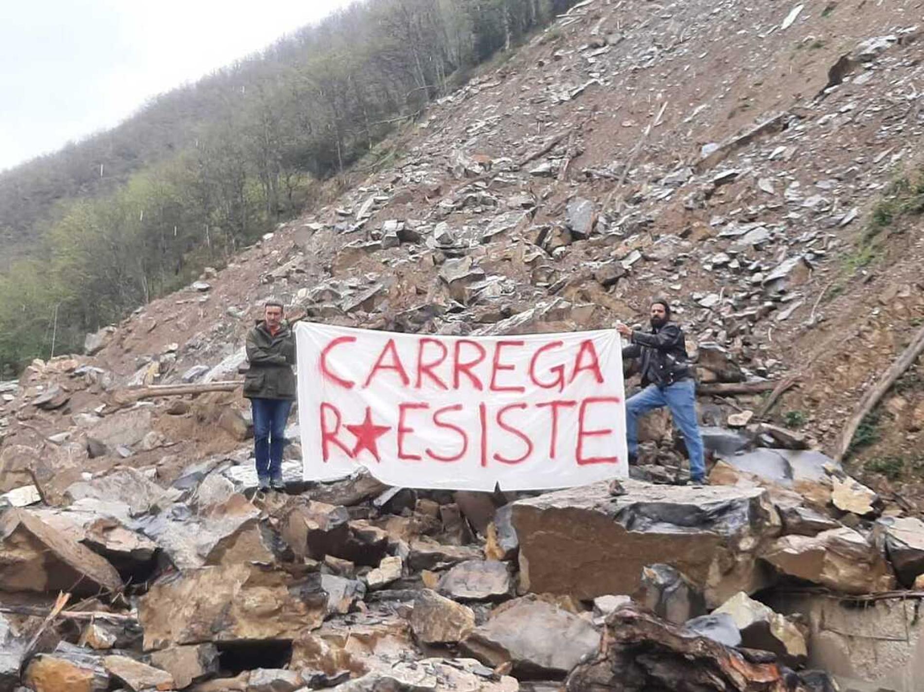 Carrega, dopo un anno aggiudicati i lavori per rimuovere la frana