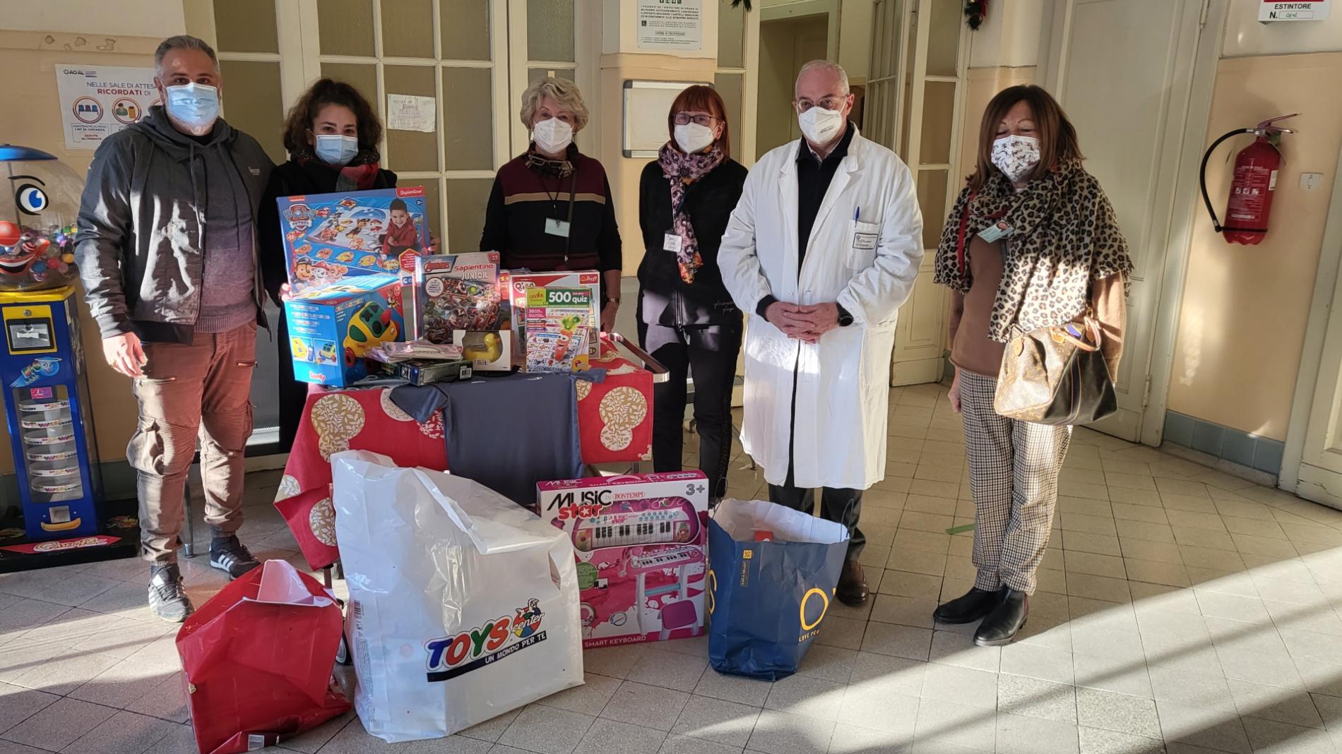 Ospedale Infantile: i doni della Croce Verde di Arquata Scrivia