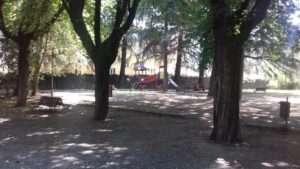 Pertini, riaperta l’area giochi del parco