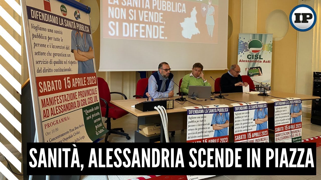 Alessandria, in mille al corteo per la Sanità