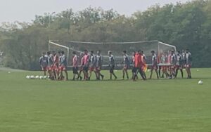 Di Masi al campo con la squadra