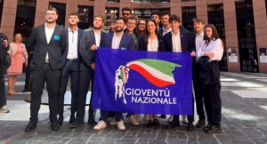 Gioventù Nazionale Alessandria, delegazione a Strasburgo