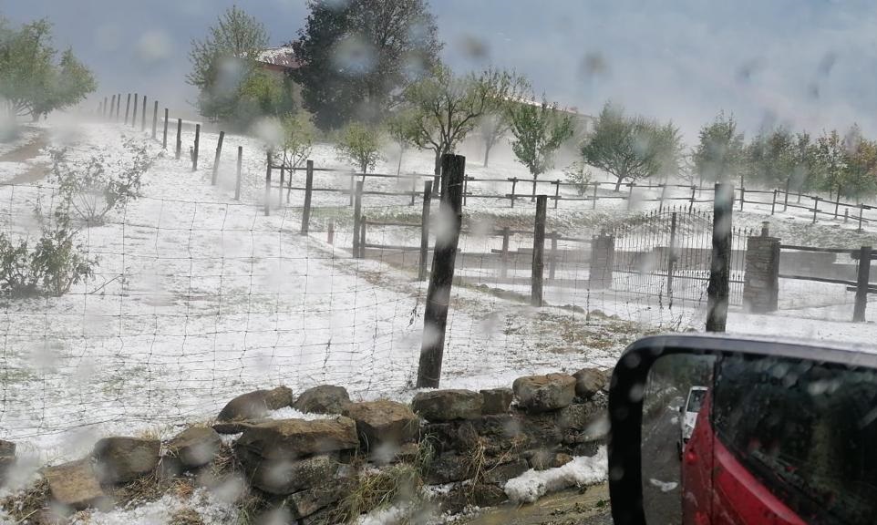 Grandine a Valenza e nel Monferrato