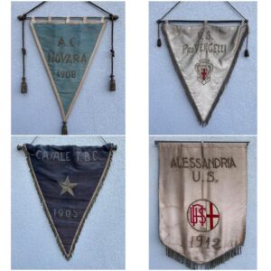 Alessandria Calcio, via i gagliardetti dalla sede